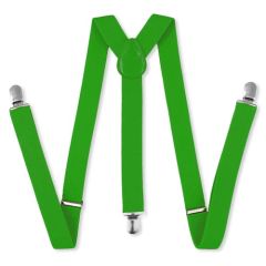 heren bretels groen