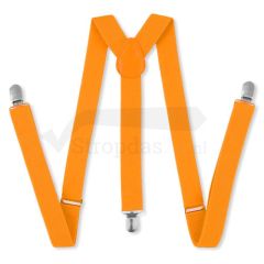 heren bretels fluor oranje