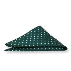 groene pochet witte stippen