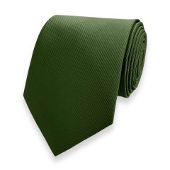 khaki groen stropdas