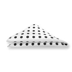 pochet wit polka dots exve
