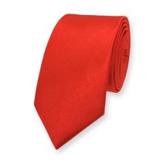 stropdas rood smal effen