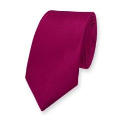 stropdas shocking violet smal effen