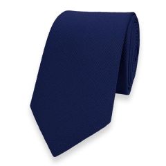smalle stropdas donkerblauw fine line