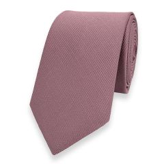 smalle stropdas rosé goud fine line