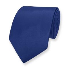 stropdas donkerblauw effen