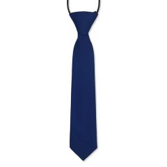 stropdas kind donkerblauw strepen