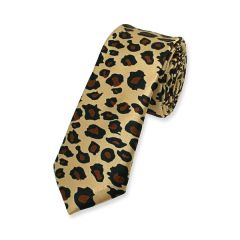 stropdas met luipaard print