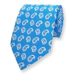 Stropdas Sky Blue Paisley