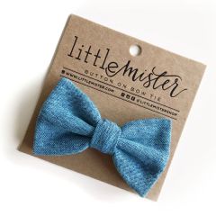 vlinderdas baby oceaan blauw