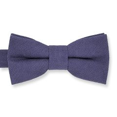 vlinderdas suede kinderen lavendelblauw