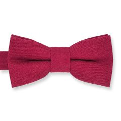 vlinderdas suede kinderen magenta