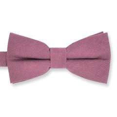 vlinderdas suede mauve