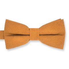 vlinderdas suede mosterd