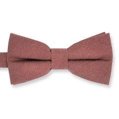 vlinderdas suede oud roze