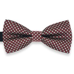 vlinderdas zwart rood wit lio