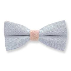vlinderstrik blauw perzik