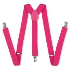 heren bretels vel roze