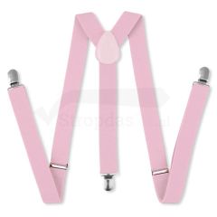 heren bretels roze