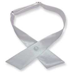 dames stropdas strik zilver