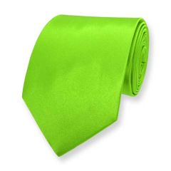 stropdas neon groen effen