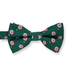 kerstvlinderstrik kerstman donkergroen