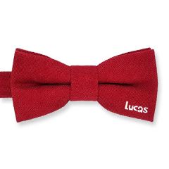 kinderdas met naam suede