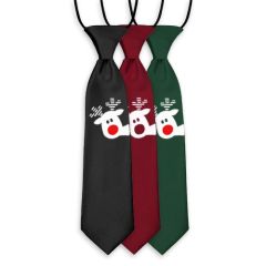 Kerststropdas 'Rudolf' Donkergroen Kids