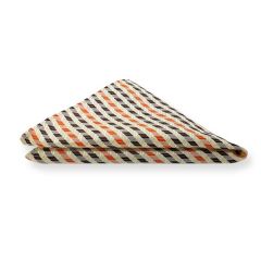 pochet beige oranje bruin