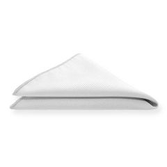 pochet wit fine line