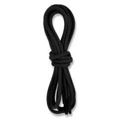 schoenveter zwart gewaxed