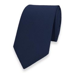 smalle stropdas dark navy fine line