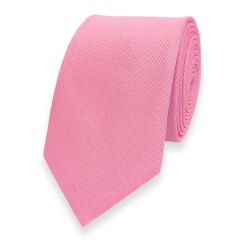 smalle stropdas roze fine line