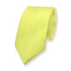 stropdas botergeel smal effen