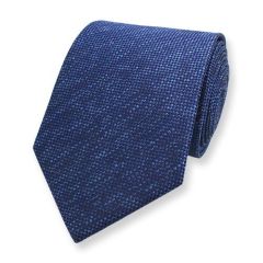stropdas donkerblauw blauw strepen