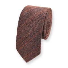 stropdas katoen cognacbruin