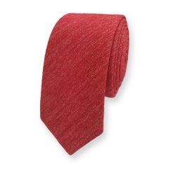 stropdas katoen koraalrood