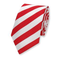 stropdas rood wit gestreept