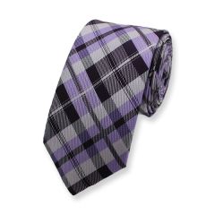 Stropdas Lila Geruit 6cm