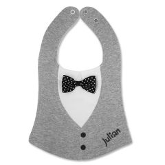 Tuxedo slab met naam grijs