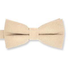 vlinderdas suede beige