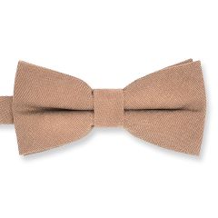 vlinderdas suede cappuccino