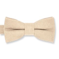 vlinderdas suede kinderen beige