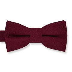 vlinderdas suede kinderen bordeaux