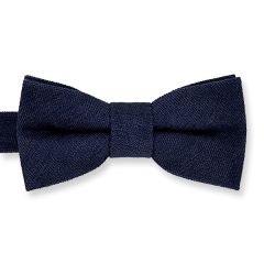 vlinderdas suede kinderen navy