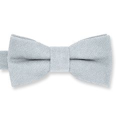 vlinderdas suede kinderen poederblauw