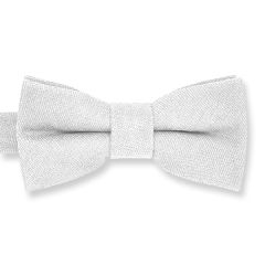 vlinderdas suede kinderen wit