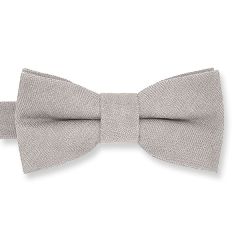 vlinderdas suede kinderen zijdegrijs