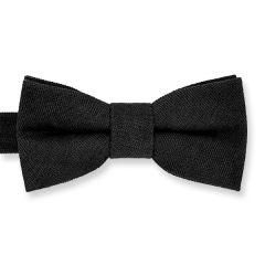 vlinderdas suede kinderen zwart