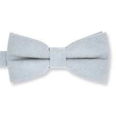 vlinderdas suede poederblauw